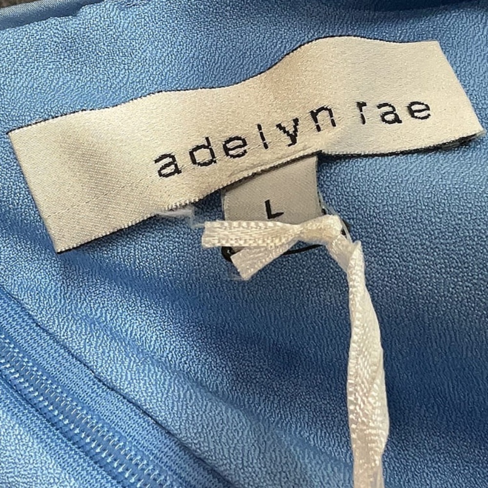 NWT! Adelyn Rae Sky Blue Dress - Picture 3 of 6